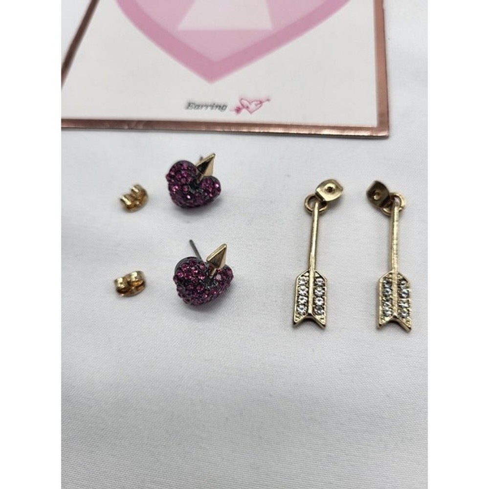 Betsey Johnson Cupids Arrow Earrings - Picture 3 of 5